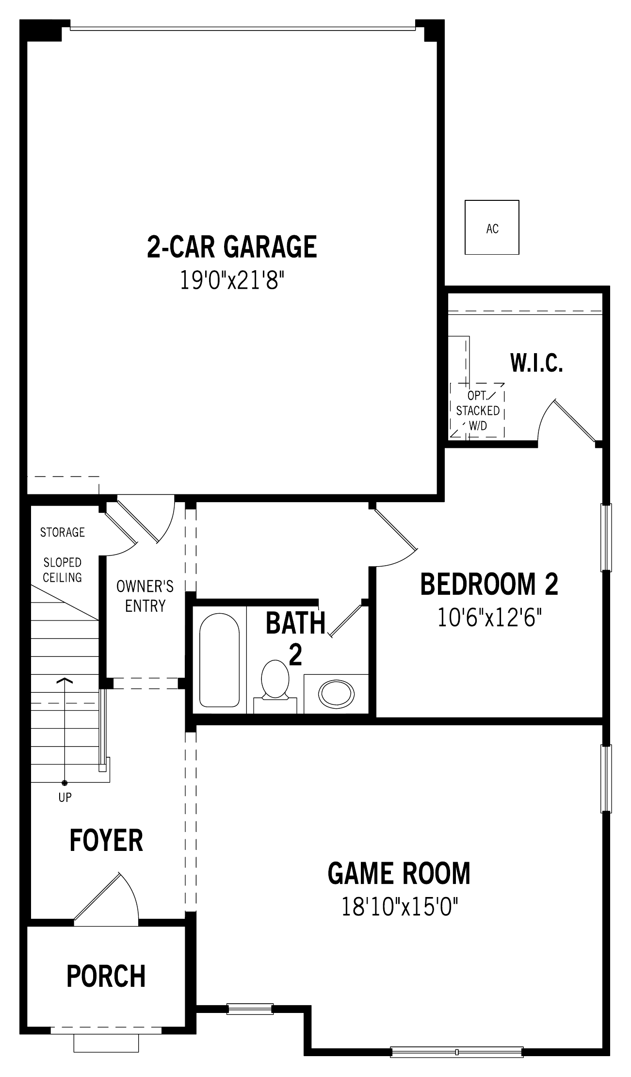 Wakefield first floor plan