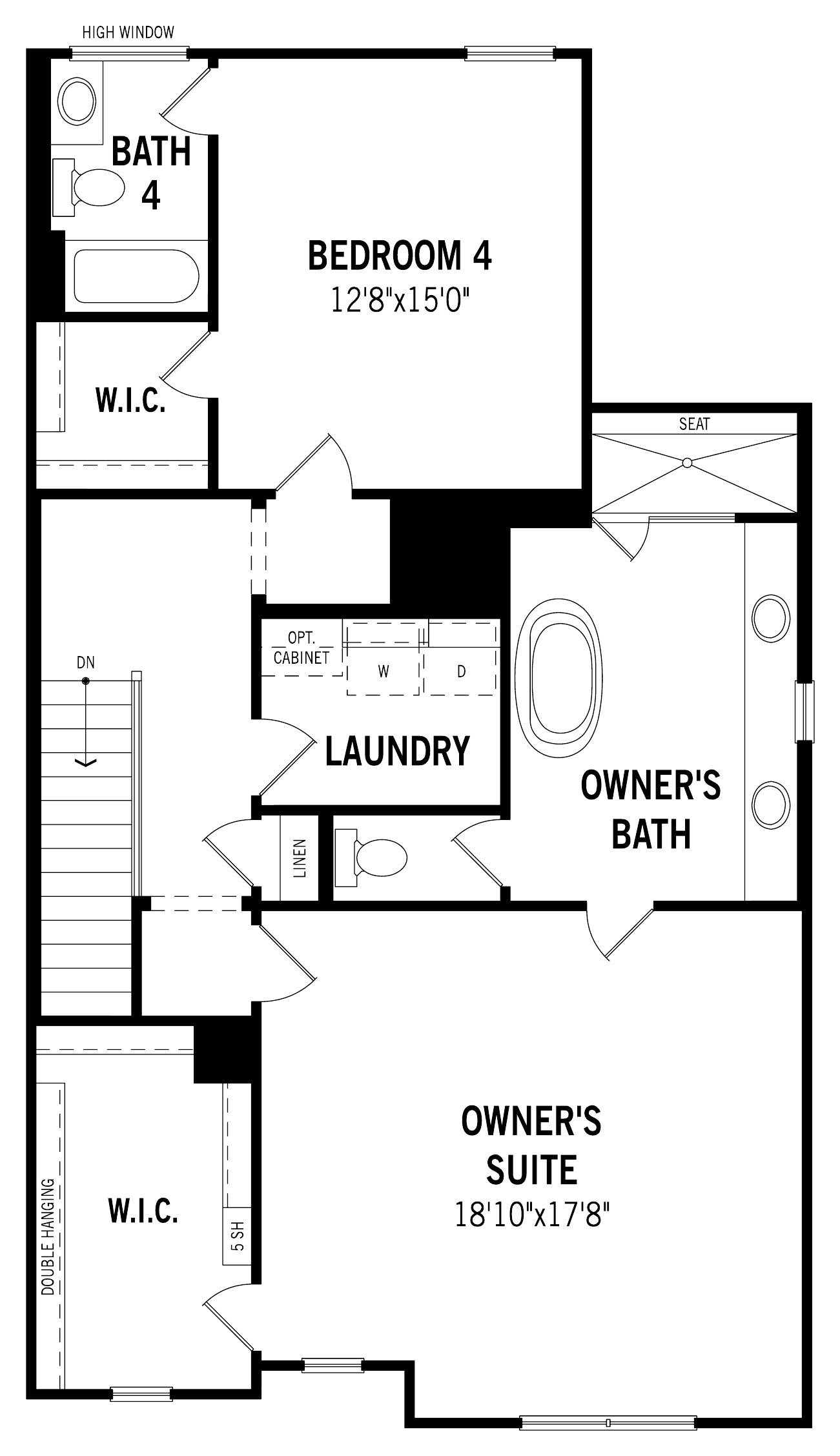 Wakefield third floor plan